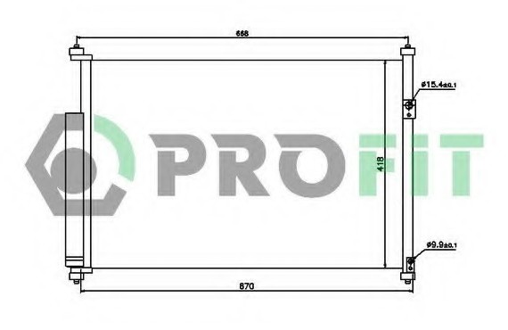 PR2022C1 PROFIT Конденсер PR2022C1 PROFIT