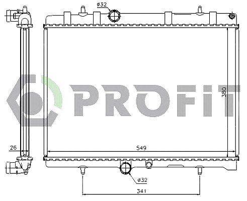PR0522A1 PROFIT Радиатор PR0522A1 PROFIT