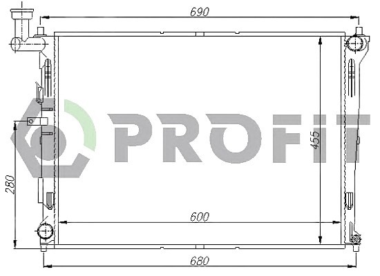 PR2910A1 PROFIT Радиатор PR2910A1 PROFIT