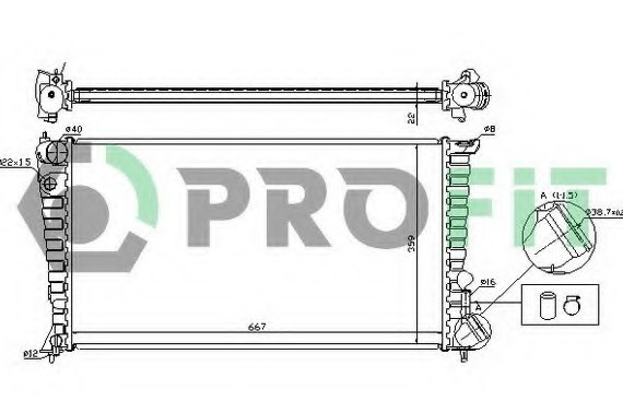 PR5560A1 PROFIT Радиатор PR5560A1 PROFIT