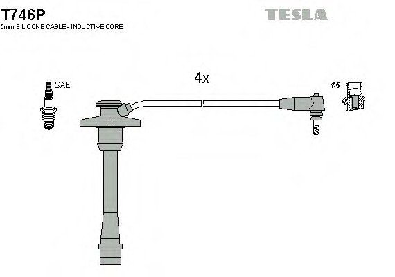 T746P TESLA (Чехия) Провід у T746P TESLA