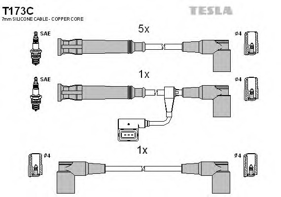 T173C TESLA (Чехия) Автодеталь T173C TESLA