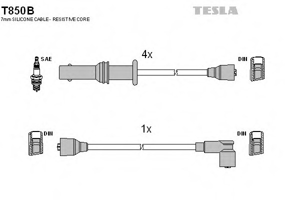T850B TESLA (Чехия) Автодеталь T850B TESLA