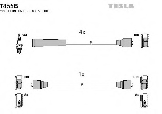 T455B TESLA (Чехия) Автодеталь T455B TESLA