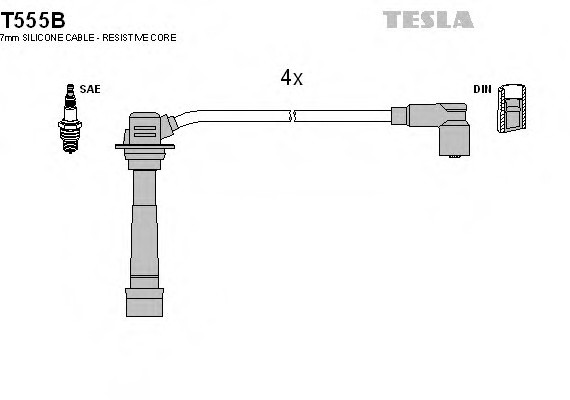 T555B TESLA (Чехия) Автодеталь T555B TESLA