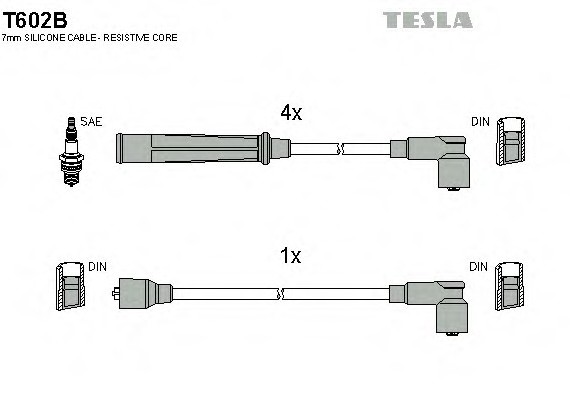 T602B TESLA (Чехия) Автодеталь T602B TESLA