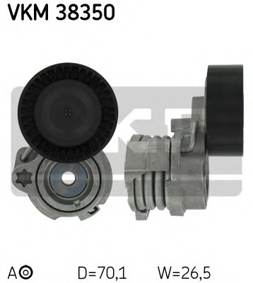 Фото роликовий модуль натягувача ременя VKM38350 SKF VKM38350 SKF Роликовий модуль натягувача ременя