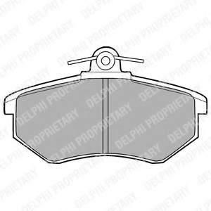 Комплект гальмівних колодок з 4 шт. дисків