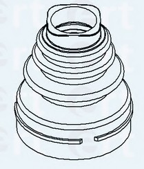 500405 ERT Пыльник Шруса (К-КТ)