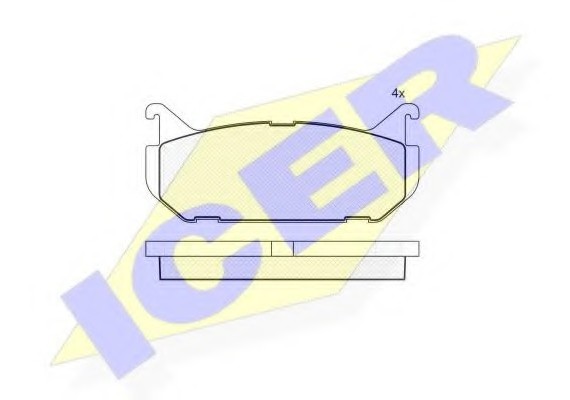 181110 ICER Колодки 181110 ICER