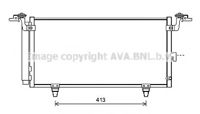 SU5084D AVA COOLING РАДИАТОР КОНДИЦИОНЕРА SUBARU LEGACY V 2.0 D2.0 I2.5 GT2.5 I 09-, LEGACY V УНИВЕРСАЛ 2.0 D2.0 I2.5 GT2.5 I 09-, OUTBACK (BM, BR) 2.0 D2.5 I3.6 R 09-