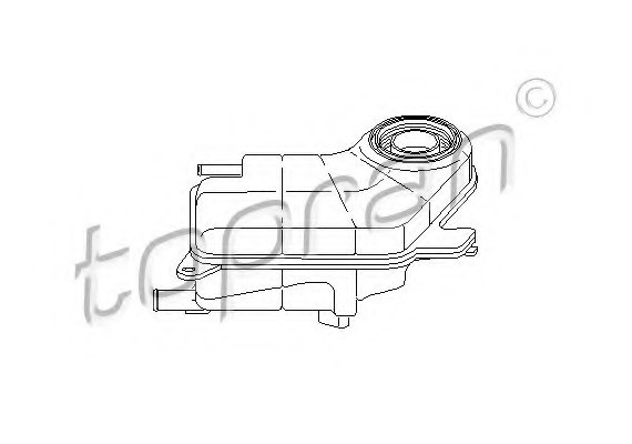 109343 TOPRAN (Germany) Бачок компенсаційний