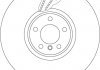 Диск тормозной BMW X5 E70/F15/F85/ X6 E71/F16/F86 передний лев. вент.D=385мм DF6618S