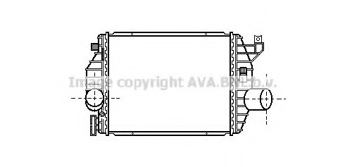 MS4223 AVA COOLING Інтеркулер MERCEDES-BENZ: VITO автобус (638) 110 TD 2.3 (638.174) 96 - 03