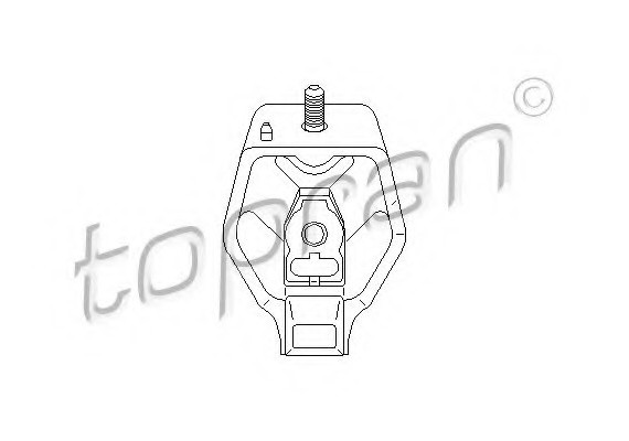 108080 TOPRAN (Germany) Опора КПП