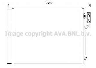 BWA5435D AVA COOLING Радиатор кондиционера (BWA5435D) AVA