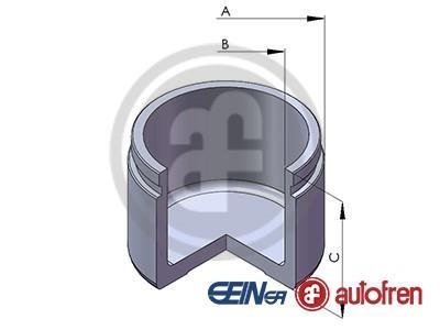 D025655 AUTOFREN SEINSA D025655_поршень суппорта передний.! \ VW/Skoda/SEAT