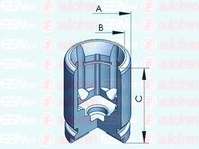 D025233 AUTOFREN SEINSA Елементи гальмівного супорта (Поршень) AUTOFREN (SEIN)