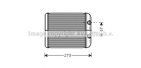 RT6343 AVA COOLING AVA RT6343РАДИАТОР Печки RENAULT ESPACE IV ALL
