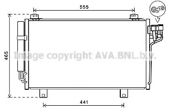 MZ5261D AVA COOLING Радіатор кондиционера MAZDA: 6 2.2D 10.12-