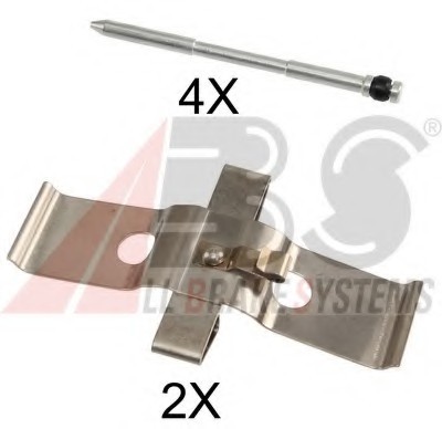 Комплектующие, колодки дискового тормоза 1796Q