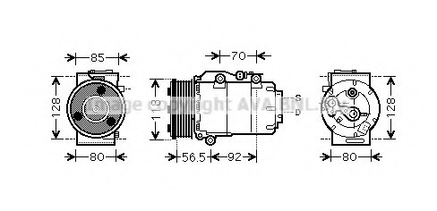 Фото компресор системы кондиционирования FDAK394 AVA COOLING FDAK394 AVA COOLING КОМПРЕСОР СИСТЕМЫ КОНДИЦИОНИРОВАНИЯ