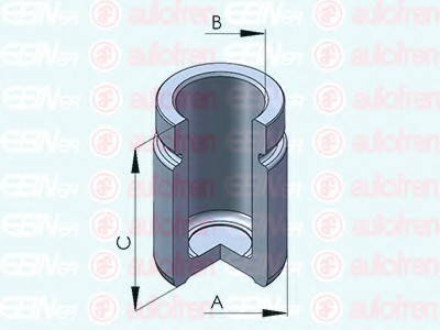 D025332 AUTOFREN SEINSA Поршень супорта задн. (38x45,97mm)