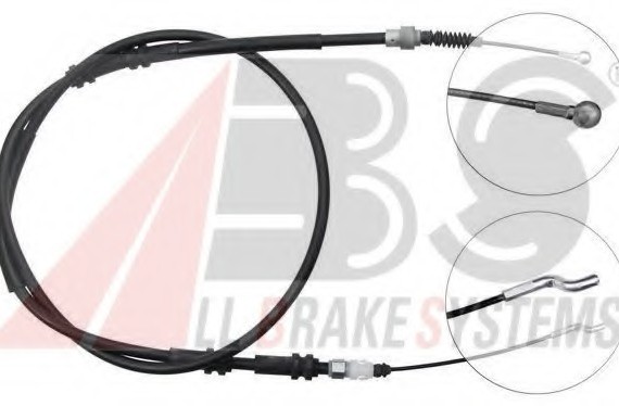 K13826 ABS Трос ручного гальма довга база