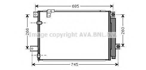 TOA5409D AVA COOLING Радіатор кодиціонера