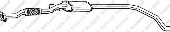 289037 BOSAL,Bosal Benelux N.V. Середній глушник вихлопних газів