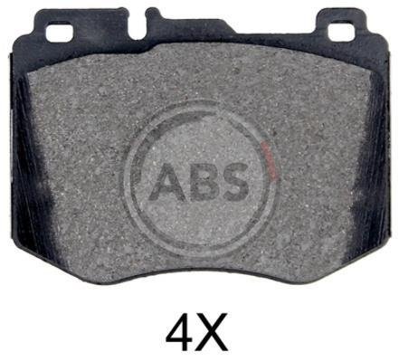 35064 ABS Тормозные колодки дисковые (1 к-т)