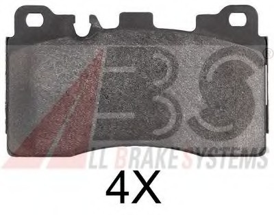 37867 ABS Гальмівні колодки дискові (1 к-т)