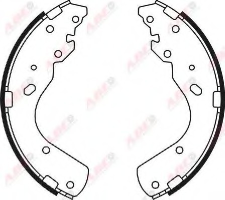 C03044ABE ABE (Польша) Колодки барабанні Ford Ranger, Mazda BT-50 (295x54)  (LPR)