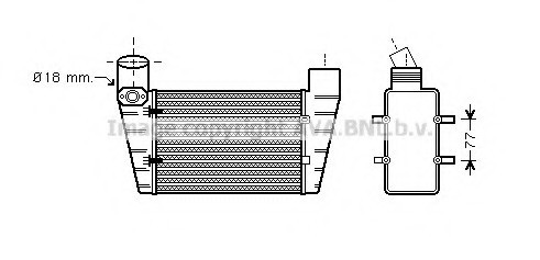 AI4225 AVA COOLING РАДИАТОР ИНТЕРКУЛЕРА