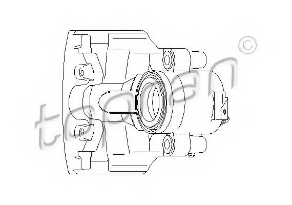 110288 TOPRAN (Germany) Суппорт гальмівний