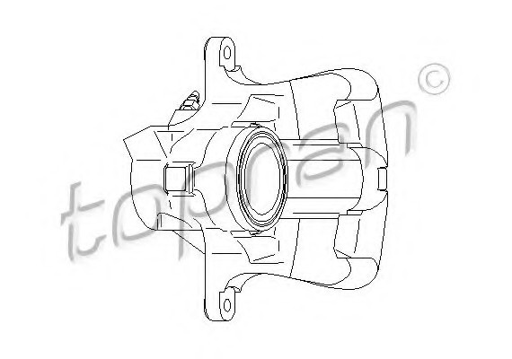 110286 TOPRAN (Germany) Супорт гальмівний