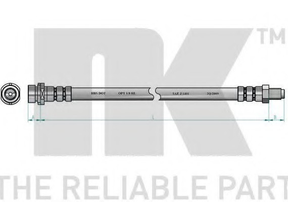 8547133 NK ТОРМОЗНОЙ Шланг