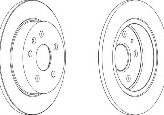 DDF1804C FERODO (Германия) Тормозной диск