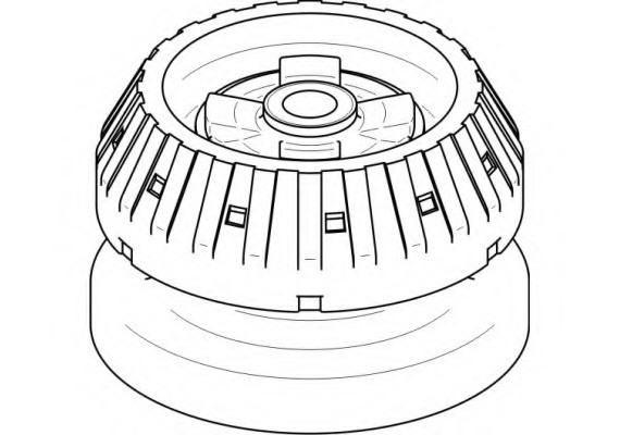 401233 TOPRAN (Germany) Опора амортизатора