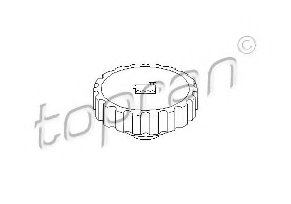 400255 TOPRAN (Germany) Крышка бачка расширительного