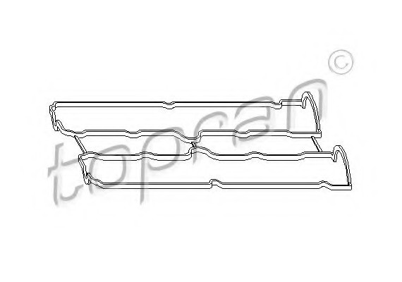 206133 TOPRAN (Germany) Прокладка клапанной крышки