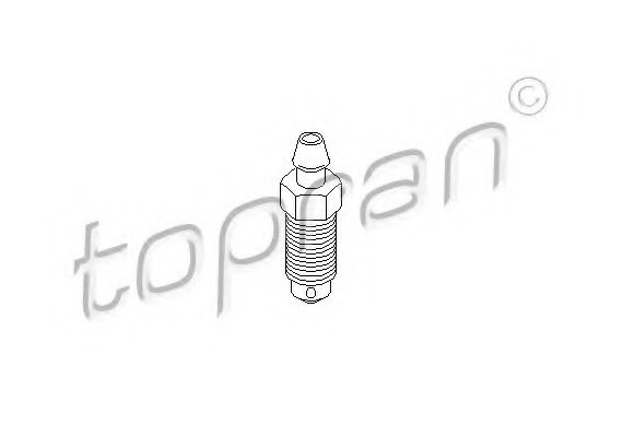 107504 TOPRAN (Germany) Штуцер для прокачування гальмівної системи