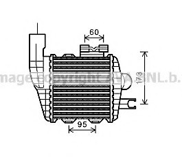 HY4226 AVA COOLING Інтеркулер TUCSON/SPORTAGE 20D 04-08 (Ava)