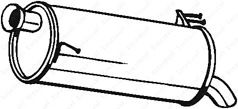 Фото деталі вихлопної системи BOSAL 165037 BOSAL,Bosal Benelux N.V. 165037 BOSAL,Bosal Benelux N.V. Деталі вихлопної системи BOSAL