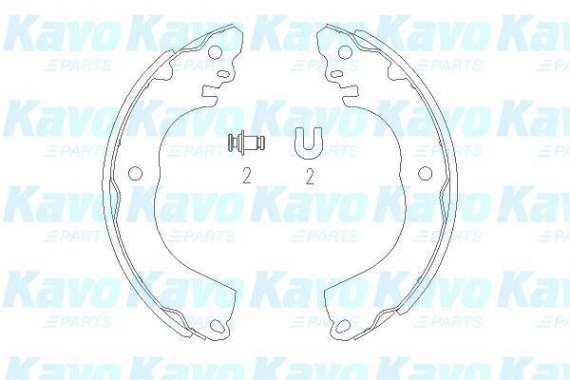 KBS-7416 KAVO (Нидерланды) Колодки гальмiвнi барабаннi