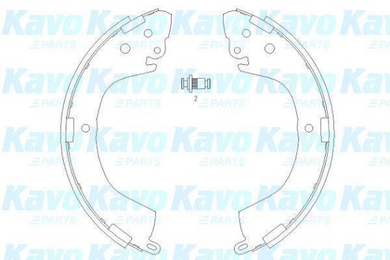 KBS-6406 KAVO (Нидерланды) Колодки гальмiвнi барабаннi