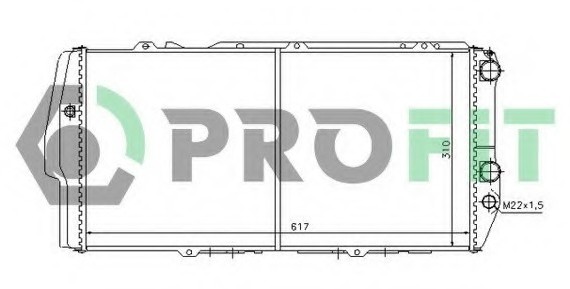 PR 0011A1 PROFIT Радіатор охолоджування