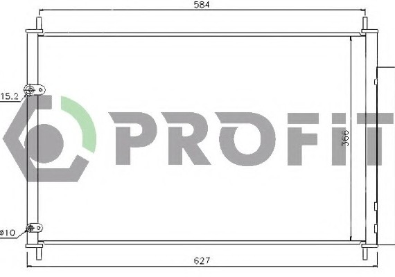 PR 2029C1 PROFIT Конденсер кондиціонера