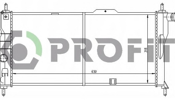 PR 5052A3 PROFIT Радіатор охолоджування