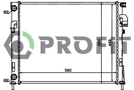 PR 5058A5 PROFIT Радиатор охолоджування